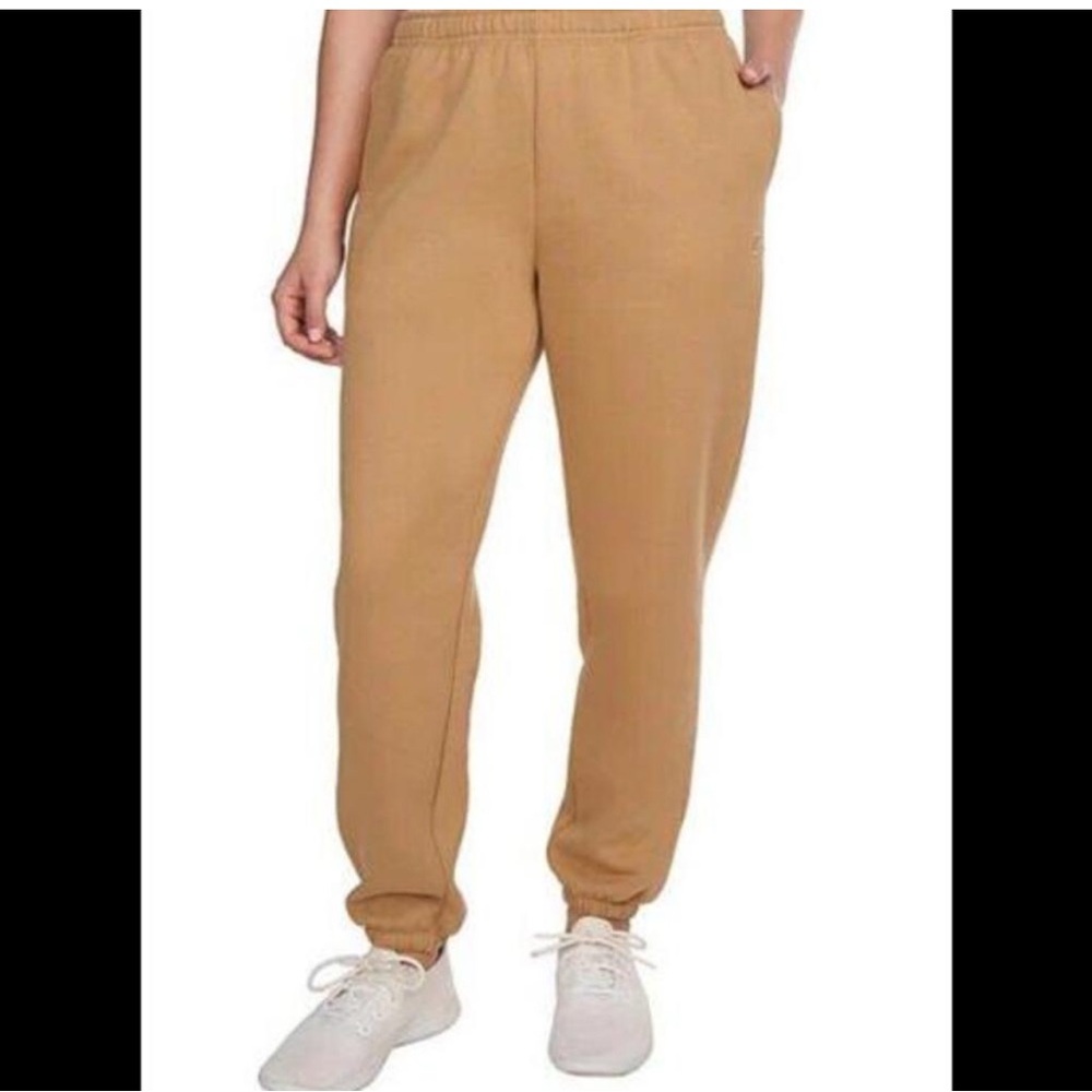 Champion Size XXL Fleece Lined Drawstring Sweatpants Joggers Camel Tan Pockets